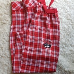 UNLV Sleep Red Plaid Pants Sz Small